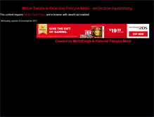 Tablet Screenshot of mebleswiata.spacerprzyszlosci.pl